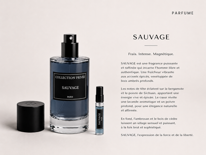 Le bleu Sauvage + Vaporisateur Rechargeable